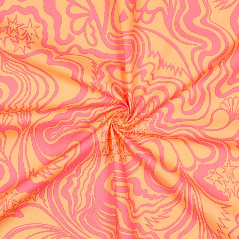 Cotton Poplin The Wanderer | Nerida Hansen – apricot/pink,  image number 3