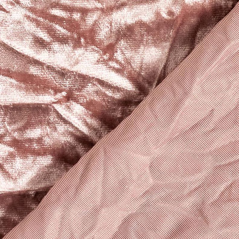 Crushed stretch velvet – dusky pink,  image number 4