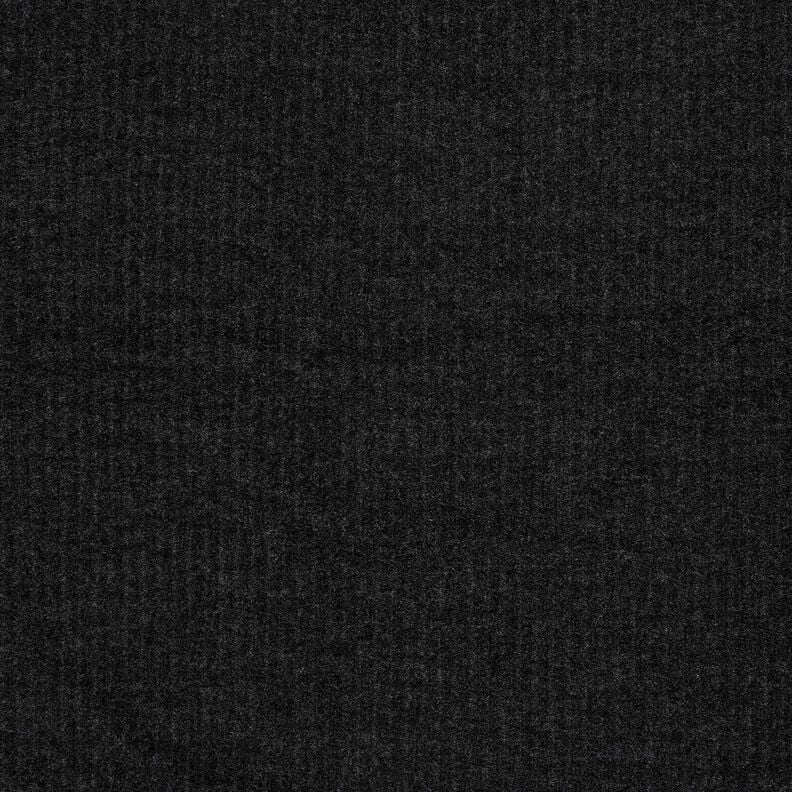 Super soft rib knit plain – black, image number 1