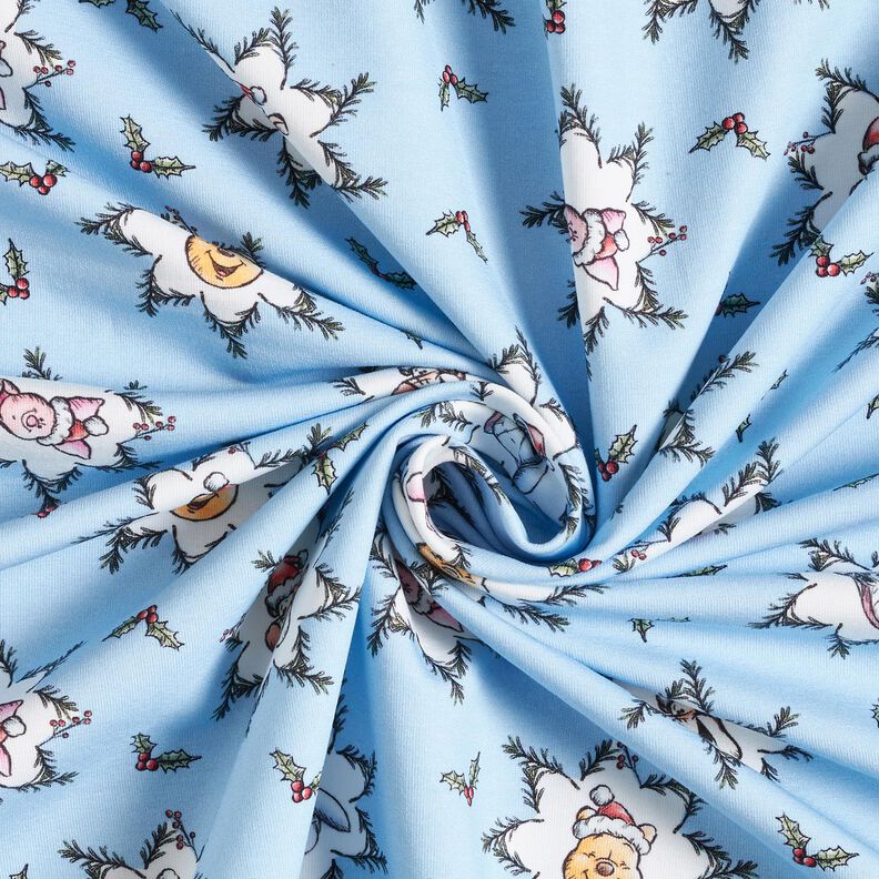 French Terry Winnie the Pooh Licensed Fabric | Disney – light blue,  image number 3