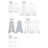Tops / Dress / Pants, Butterick 5655 | 18W-24W,  thumbnail number 7