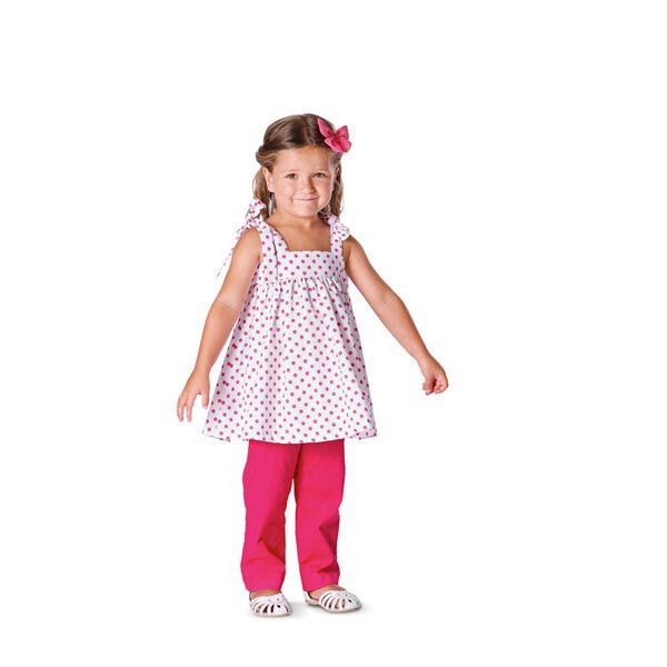 Baby - Pinafore Dress / Pants, Burda 9437,  image number 2