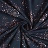 Cotton Jersey gold flecks | Glitzerpüppi – blue-black/dark dusky pink,  thumbnail number 3