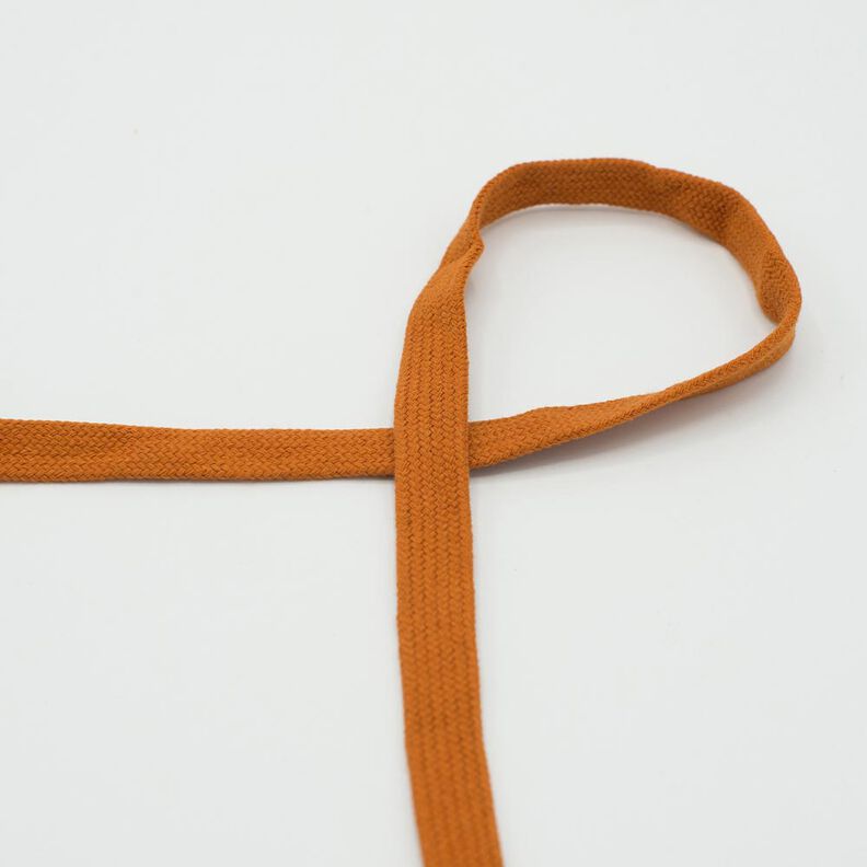 Flat cord Hoodie Cotton [15 mm] – caramel,  image number 1
