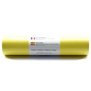 Self-adhesive vinyl foil Shiny [21cm x 3m] – light yellow, 