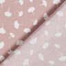 Ginkgo leaves bamboo fabric – light dusky pink,  thumbnail number 4
