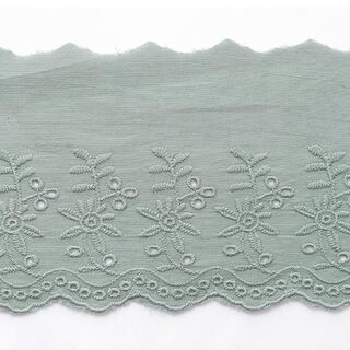 Scalloped Floral Lace Trim [ 9 cm ] – olive, 