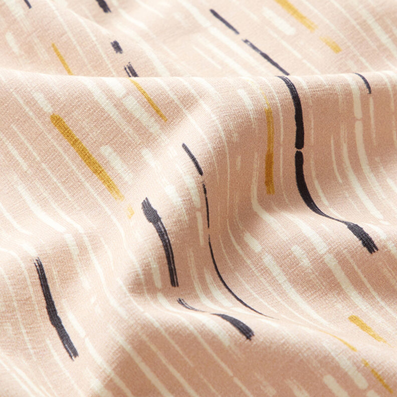 GOTS Cotton Jersey Stripes | Tula – sand/mustard,  image number 2
