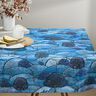 Winter Landscape Digital Print Half Panama Decor Fabric – light blue/midnight blue,  thumbnail number 6