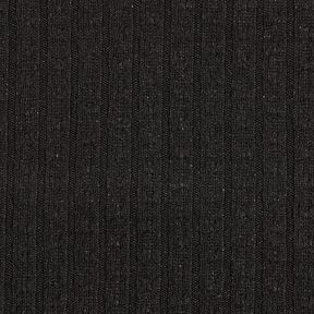 Knit Fabric Ajour elegant glitter stripes – black, 