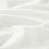 Broderie Anglaise delicate flowers – white,  thumbnail number 2