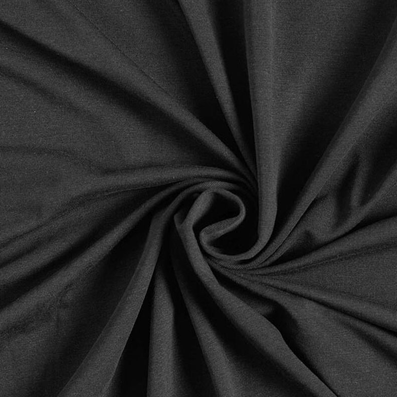 Bamboo Viscose Jersey Plain – black,  image number 1