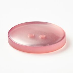 2-hole button shiny [Ø 25 mm] – pink, 