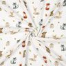 Double Gauze/Muslin woodland animals Digital Print | Poppy Fabrics – white/terracotta,  thumbnail number 3