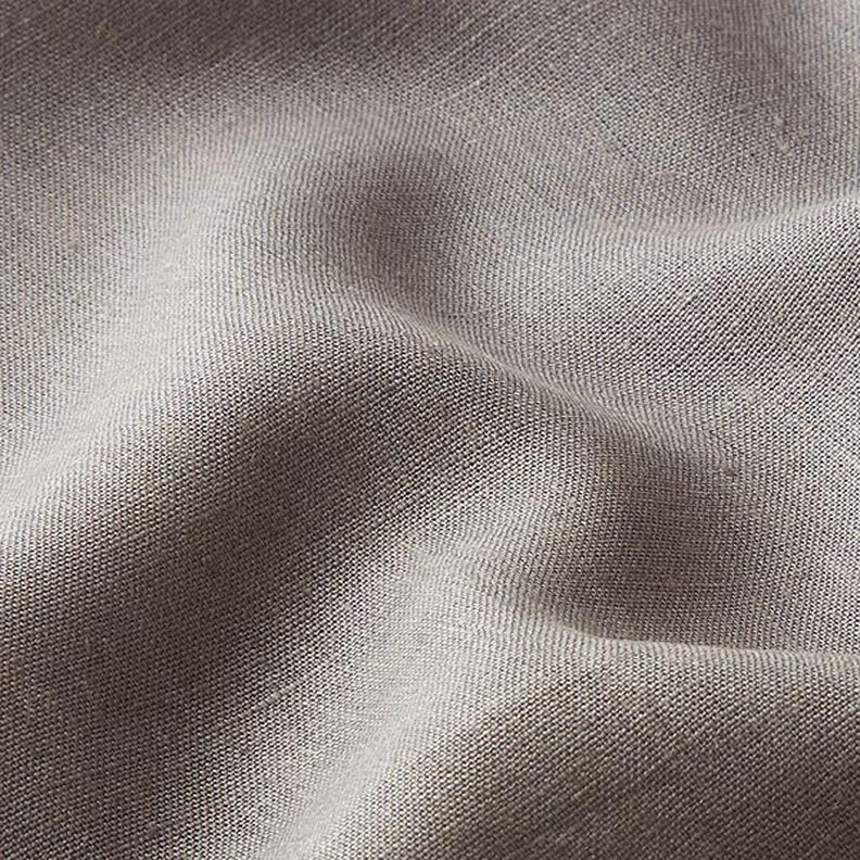 Linen Fabric – dark grey,  image number 2