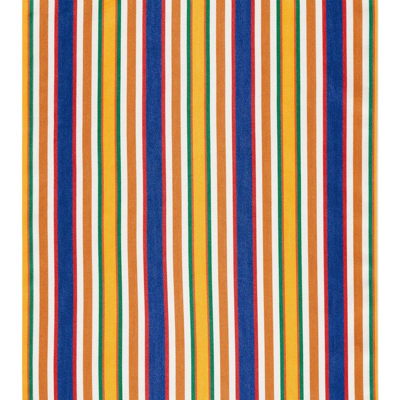Outdoor Deckchair fabric Longitudinal stripes 44 cm – caramel/blue,  image number 1