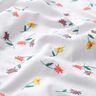 Fine Cotton Batiste embroidered flowers | Poppy Fabrics – white/neon orange,  thumbnail number 2