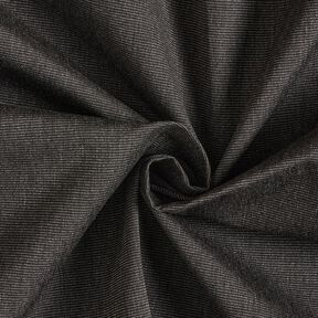 Outdoor Fabric Canvas Fine Texture – black, 