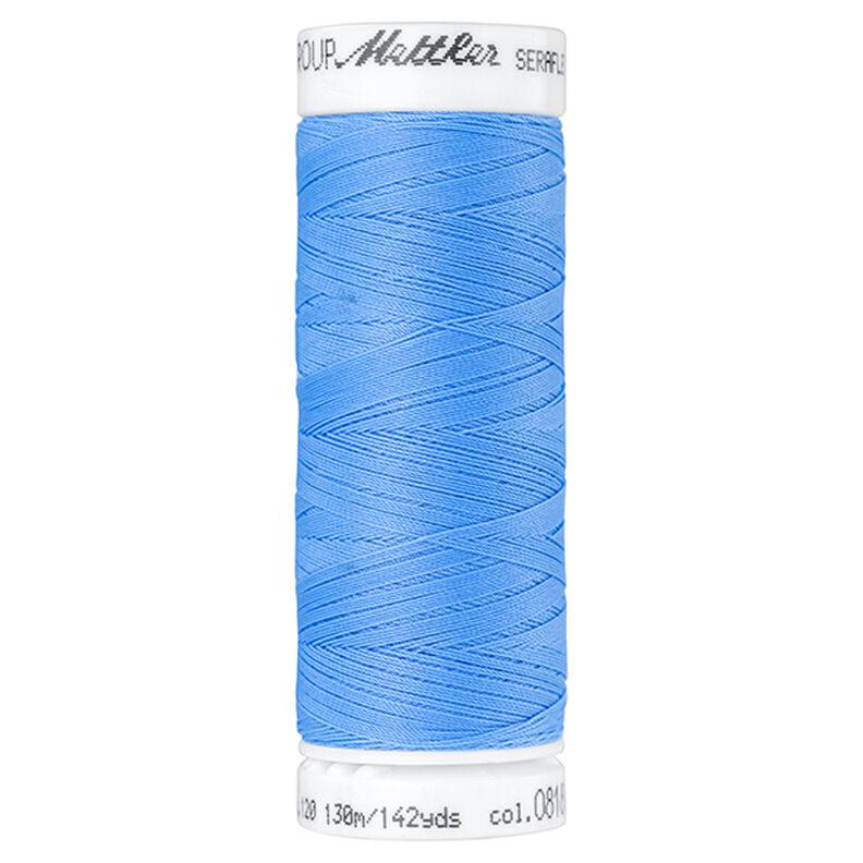 Seraflex Stretch Sewing Thread (0818) | 130 m | Mettler – steel blue,  image number 1