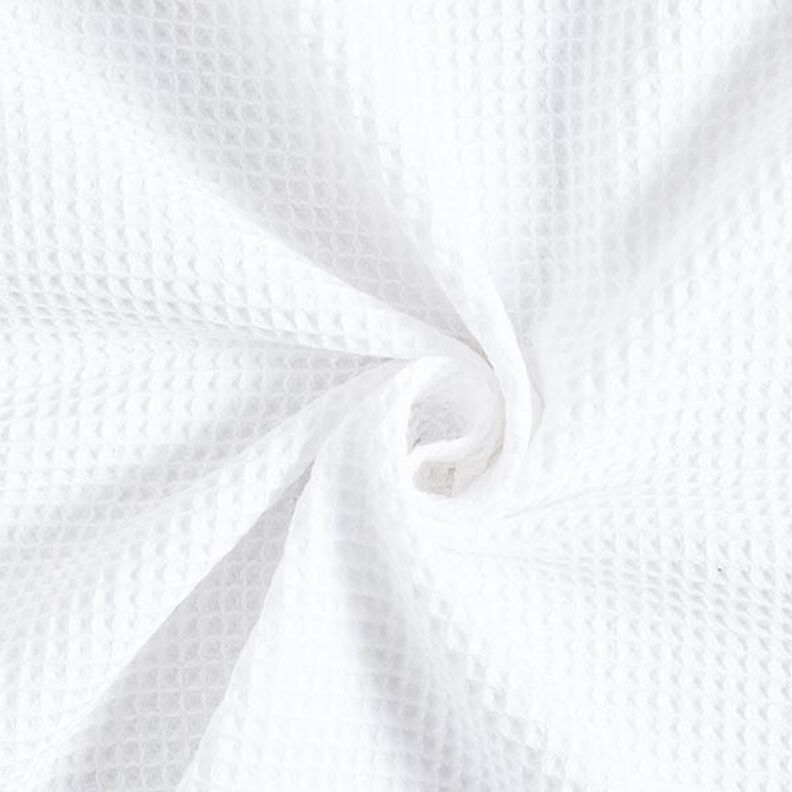Waffle Piqué – white,  image number 4