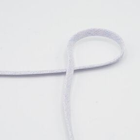 Flat cord Hoodie Lurex [8 mm] – white/mauve, 
