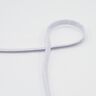 Flat cord Hoodie Lurex [8 mm] – white/mauve,  thumbnail number 1