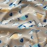 Cotton Cretonne school of fish – taupe,  thumbnail number 2