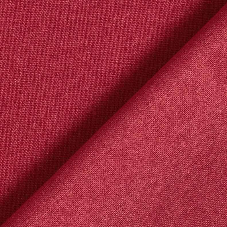pure heavy linen Plain – dark red,  image number 3