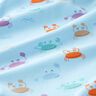 Cotton Jersey cute crabs – baby blue,  thumbnail number 2