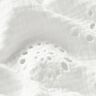 Double Gauze/Muslin Broderie Anglaise Flowers – white,  thumbnail number 2