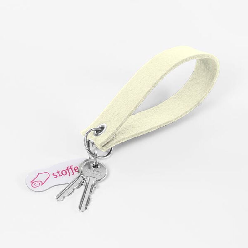 Felt 90 cm / 3 mm thick – offwhite,  image number 5