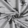 French Terry Dinosaurs – silver/black,  thumbnail number 3