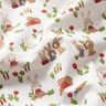 Cotton Poplin Bunnies in the garden – white,  thumbnail number 2