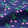 Coated Cotton cute cherries – navy blue,  thumbnail number 2