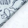 Brushed Sweatshirt Fabric  Dinosaurs Digital Print &ndash; light grey,  thumbnail number 4