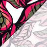 Viscose Jersey large leaves – intense pink/midnight blue,  thumbnail number 4