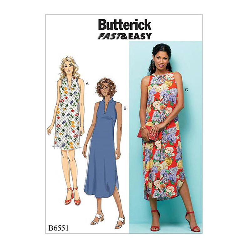 Dress, Butterick 6551 | L - XXL,  image number 1