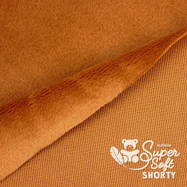 SuperSoft SHORTY plush [ 1 x 0,75 m | 1,5 mm ] - light brown | Kullaloo,  image number 3