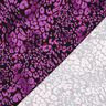 Stretch viscose digital leopard print – black/red lilac,  thumbnail number 4