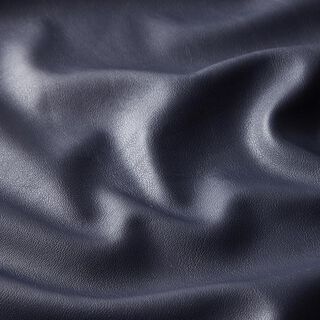 Smooth Stretch Faux Leather – navy blue, 