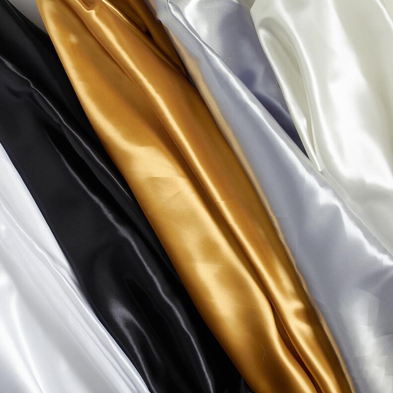 Polyester Satin – ivory, image number 5