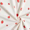 GOTS Cotton Jersey watercolour strawberries Digital Print – ivory,  thumbnail number 3