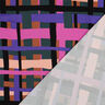 viscose fabric stretch Line Layers | Nerida Hansen – dark green/lilac,  thumbnail number 4