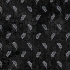 Feathers Nicky Velour – black, 