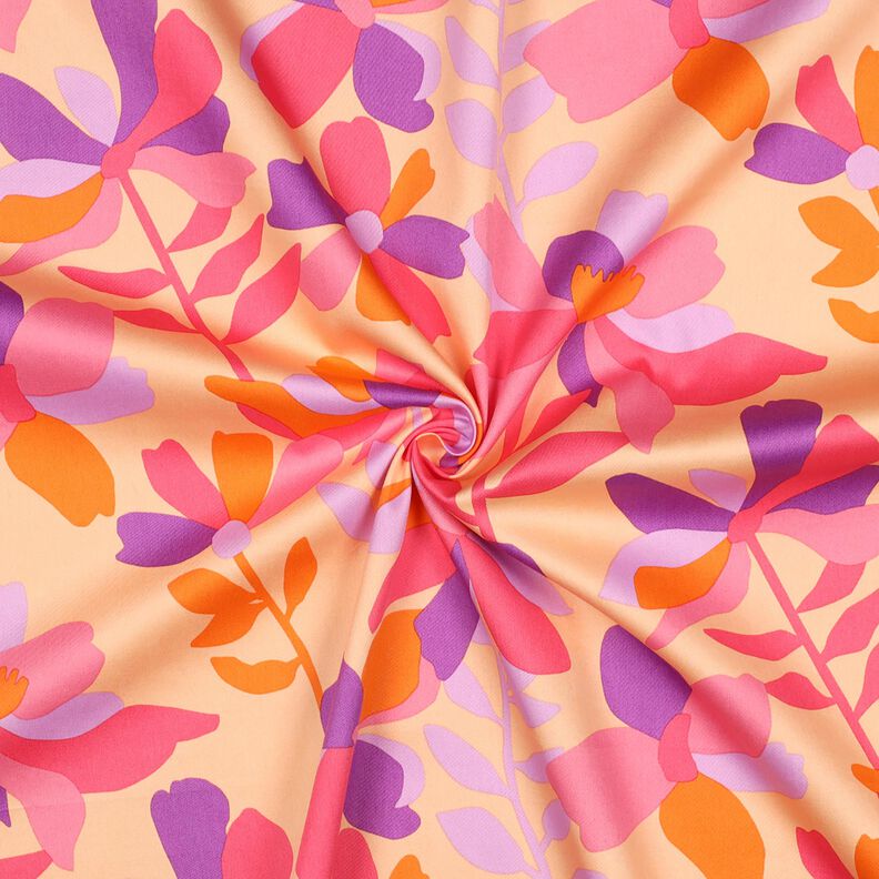 Cotton Satin Cloverdale | Nerida Hansen – apricot/pink,  image number 3