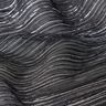 Transparent pleated glitter stripes – black,  thumbnail number 2