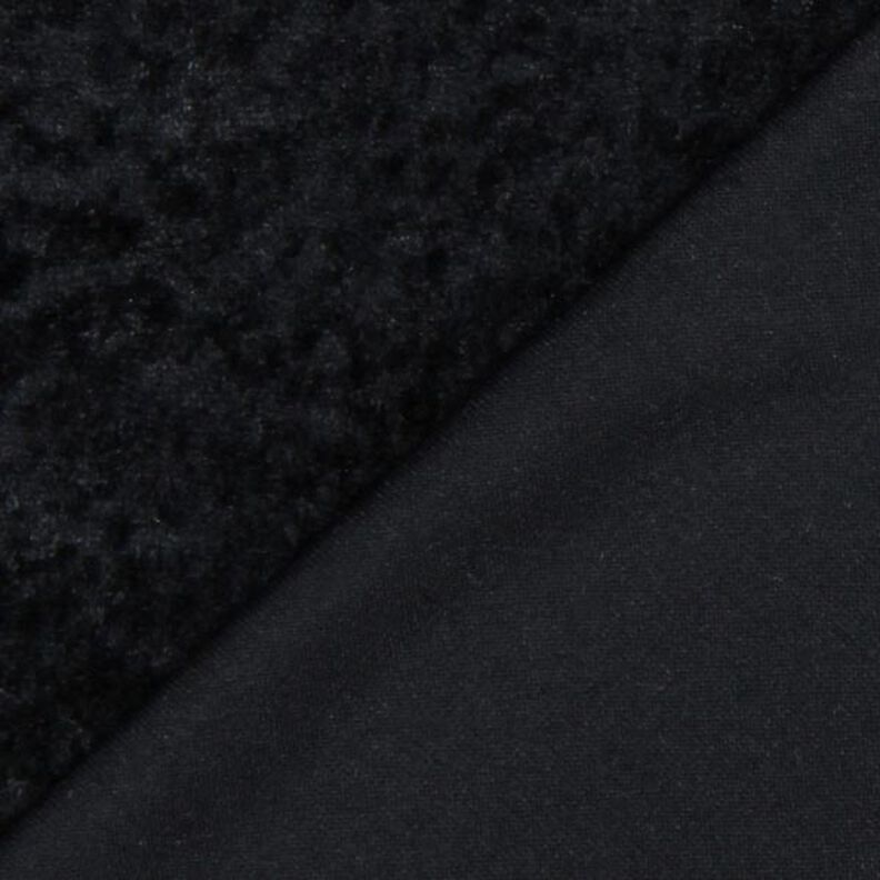 Panne velvet – black,  image number 3