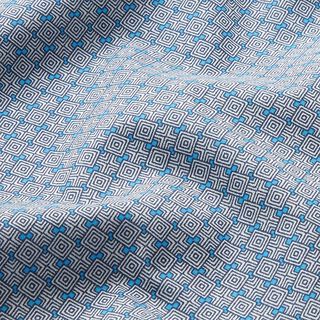 diamond patterned lining fabric – grey/blue, 