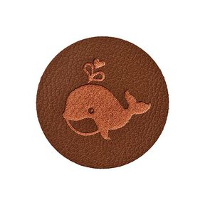 Whale Embellishment [ 23 mm ] – dark brown, 