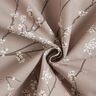 Decor Fabric Half Panama Flowering Branches – taupe,  thumbnail number 3